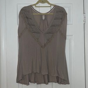 Free People Taupe Tunic